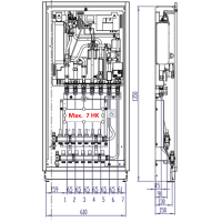 EvoFlat Wohnungsstation 4.0 M4 - 25,2 l/min