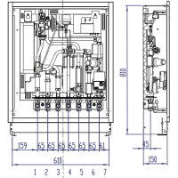 EvoFlat Wohnungsstation 4.0 W4 - 25,2 l/min