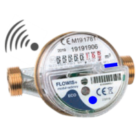 Kaltwasserzähler eco Funk QN 2,5 130mm - DN20...