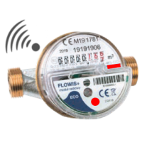 Warmwasserzähler eco Funk QN 2,5 130mm - DN20...