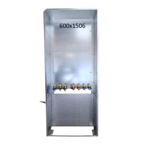 aqoLoft UP-Schrank 600 x 1506 x 155 mm bis 8 Kreise