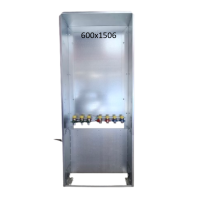 aqoLoft UP-Schrank 600 x 1506 x 155 mm bis 8 Kreise