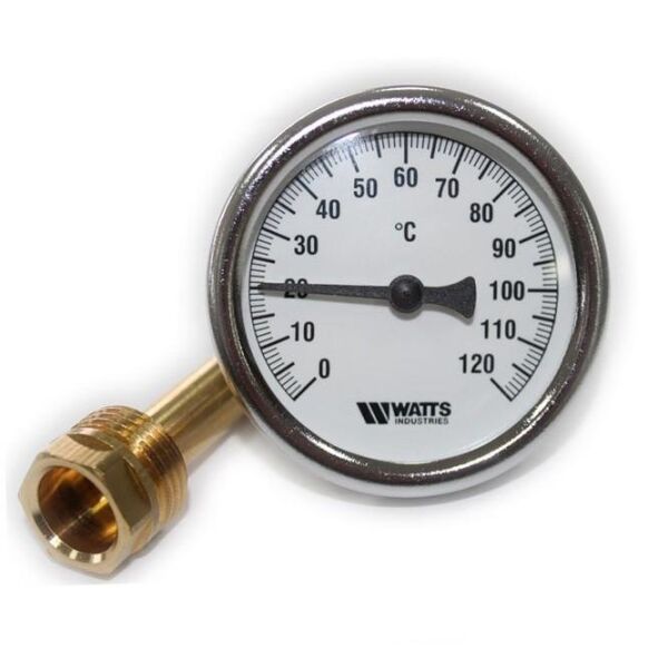Boilerthermometer mit Messinghülse