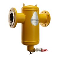 SpiroTrap Stahl DN 65 - Schlammabscheider - Flansch