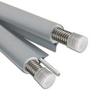 Nanosolar Edelstahl-Doppelwellrohr 2x20 mm