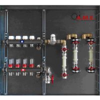 AME Messstation mit FBH Verteiler und Zonenventil - 10...